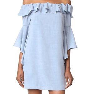 WAYF Kiera Off Shoulder Ruffle Dress